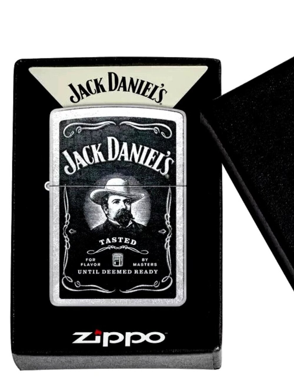 Jack Daniels Whiskey Portrait Zippo Lighter